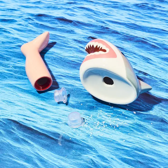 Salt + Pepper Shakers - Shark & Foot