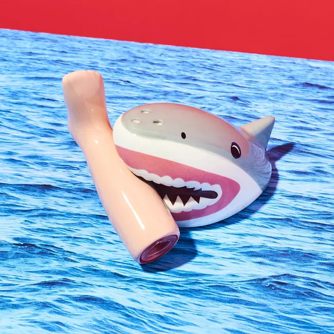 Salt + Pepper Shakers - Shark & Foot