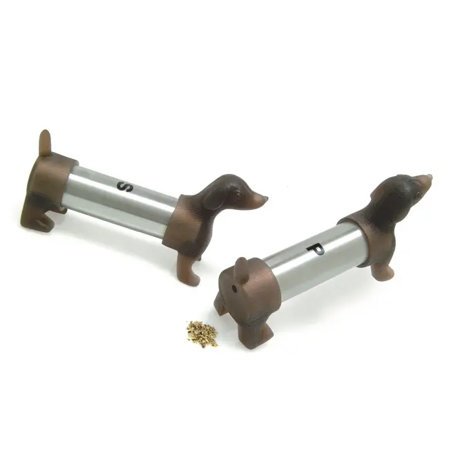 Dachshund Salt + Pepper Shakers