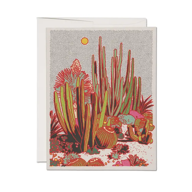 Cactus Scene Card