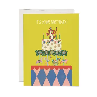 Cake Carousel Birthday Card