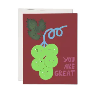 Great Grapes Friendship Card