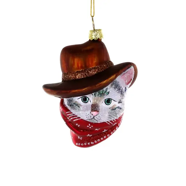 Cowboy Kitty Ornament
