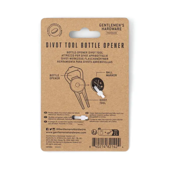 Divot Tool Bottle Opener