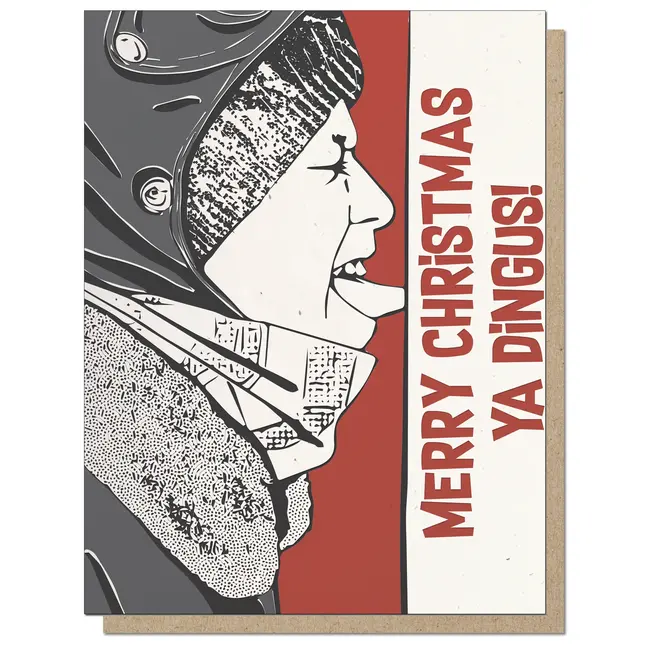 Guttersnipe Press Merry Christmas Dingus Card