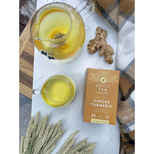 Asheville Tea Company Ginger Turmeric Tea Box (20)
