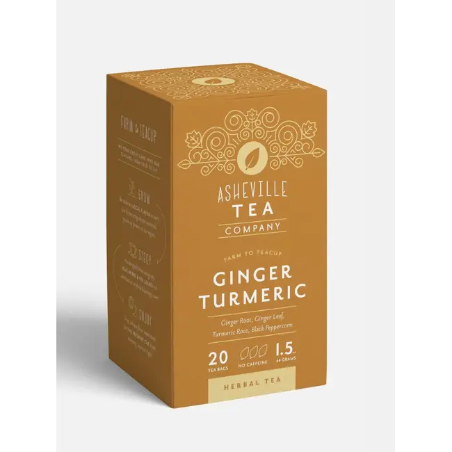 Asheville Tea Company Ginger Turmeric Tea Box (20)