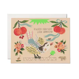 Bird and Fly Friendship Card