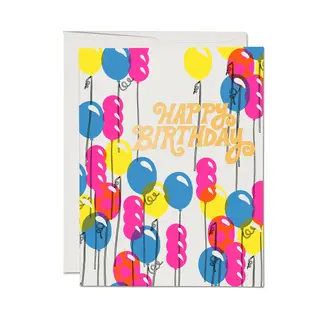 Balloons Birthday Card