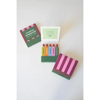 Lindy Stark Designs Self Love Affirmations Matchbook