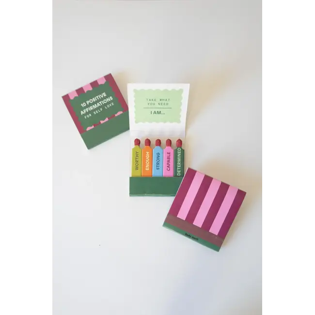 Lindy Stark Designs Self Love Affirmations Matchbook