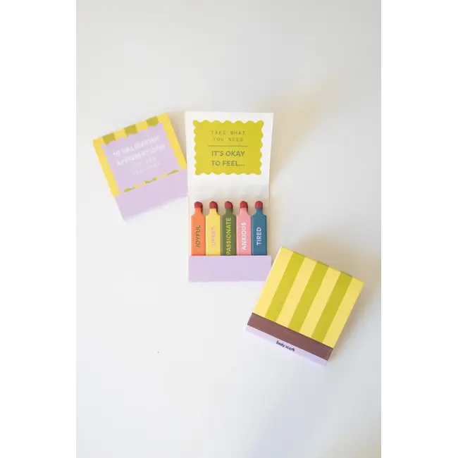 Lindy Stark Designs Feelings Affirmations Matchbook