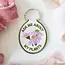 Lindy Stark Designs Plant Embroidered Keychain