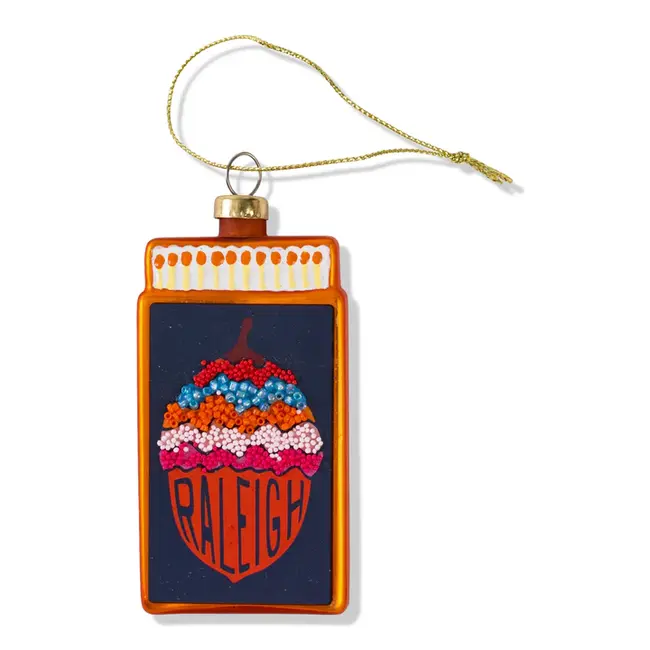 Furbish Studio Raleigh Matchbook Ornament