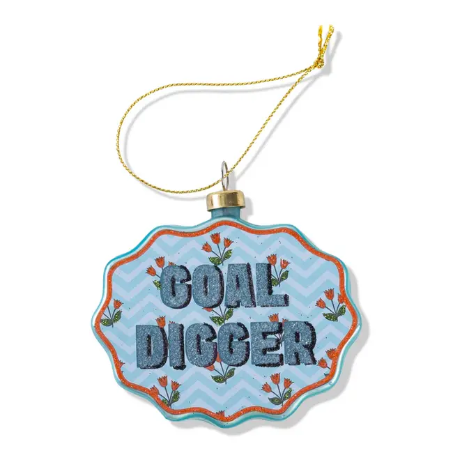 Furbish Studio Scallop Ornament - Goal Digger