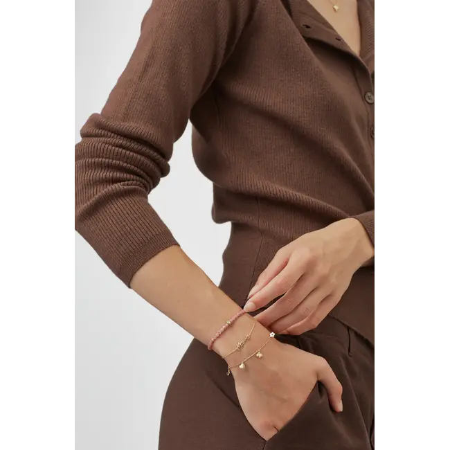 Amelia CZ Disc Bracelet