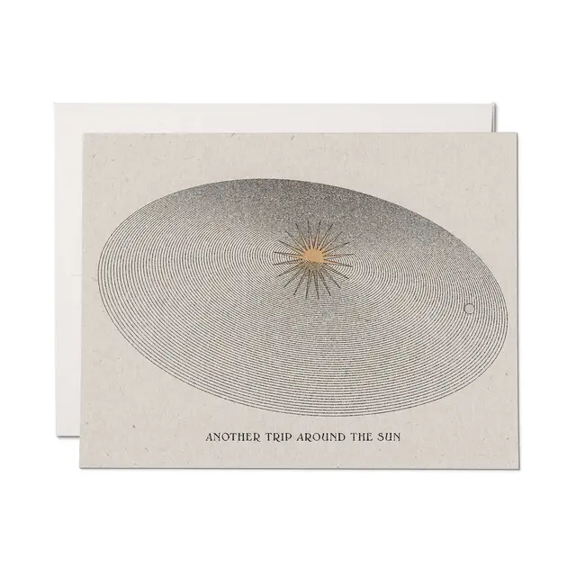 Around the Sun Birthday Card