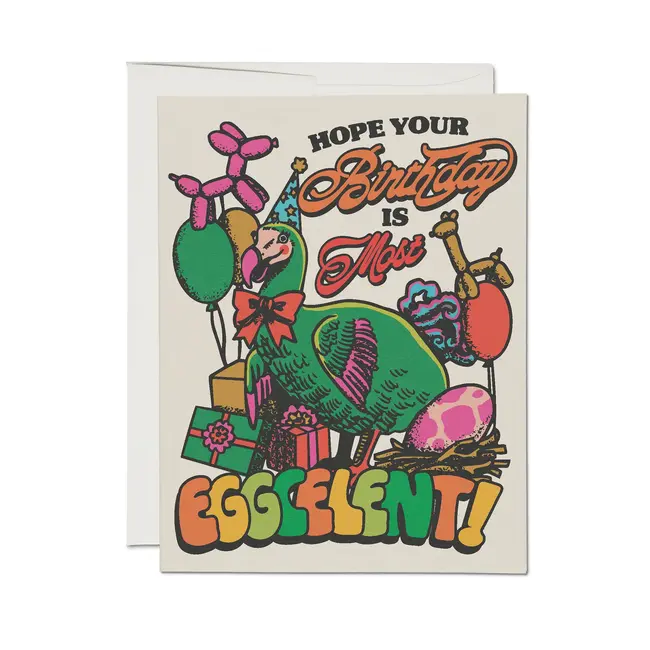 Eggcellent Birthday Card