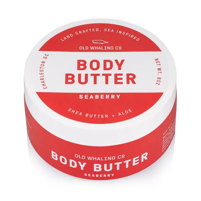 Old Whaling Body Butter 8oz - Seaberry + Rose Clay
