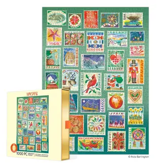 Seasonal Stamps - 1000 Piece Puzzle