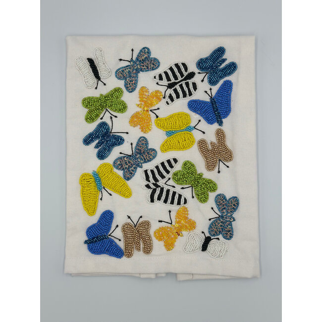 Beaded Tea Towel