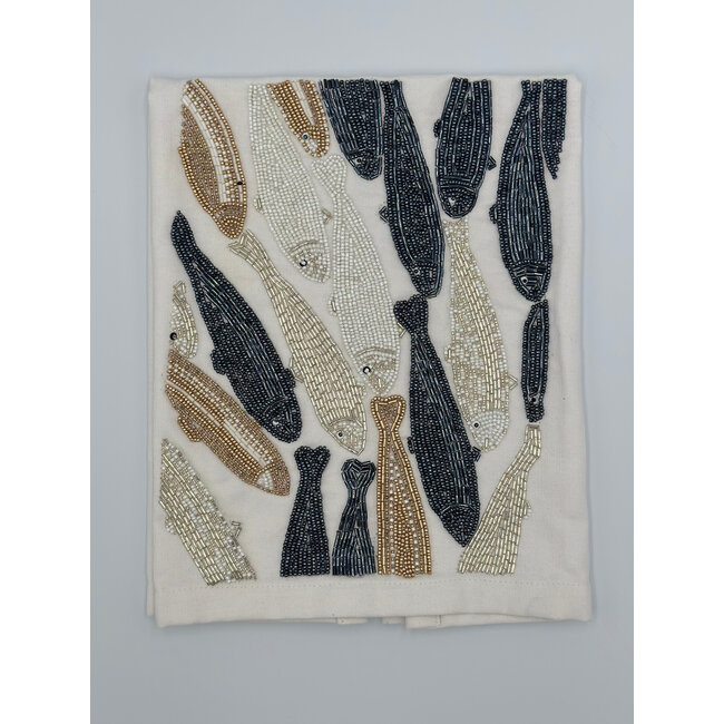 Beaded Tea Towel