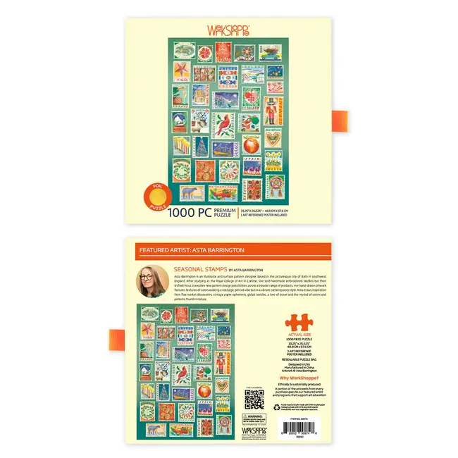 Seasonal Stamps - 1000 Piece Puzzle