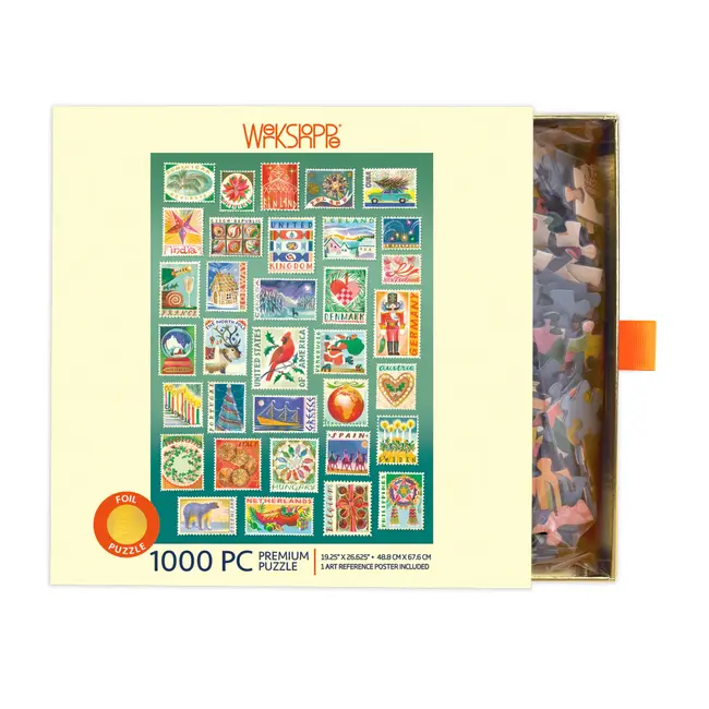 Seasonal Stamps - 1000 Piece Puzzle