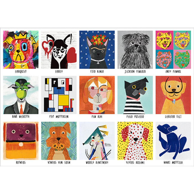 Art Dogs Puzzle 1000 Piece