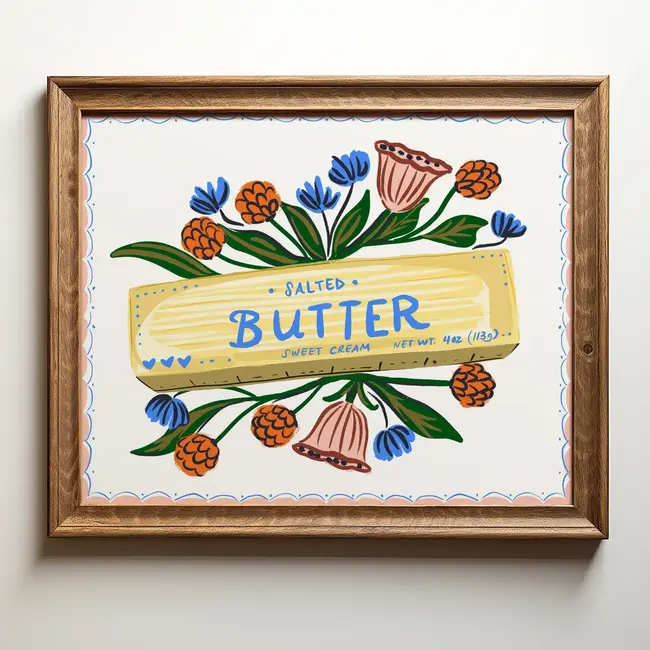 Tara Reed Salted Butter Art Print 8x10