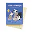 Seltzer Goods Opossum Karaoke Birthday Card