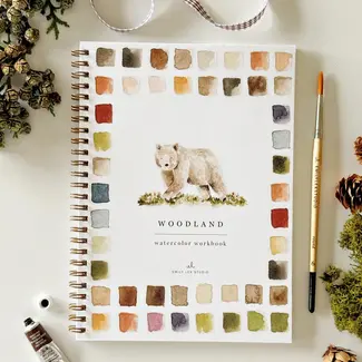 Watercolor Workbook: Woodland