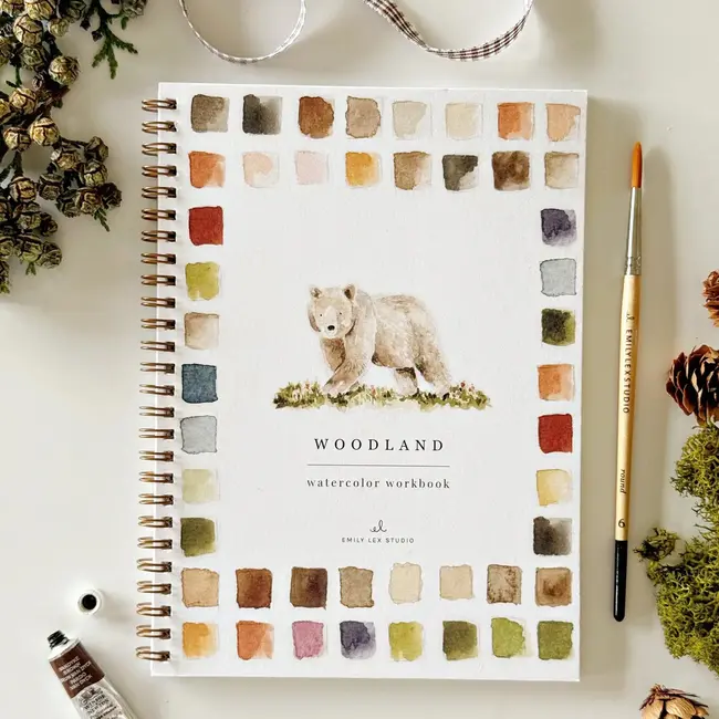 Watercolor Workbook: Woodland