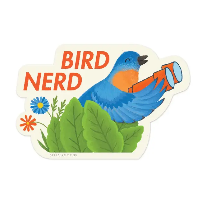 Seltzer Goods Bird Nerd Sticker