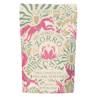Zorro Pecans 8oz - Chocolate Toffee