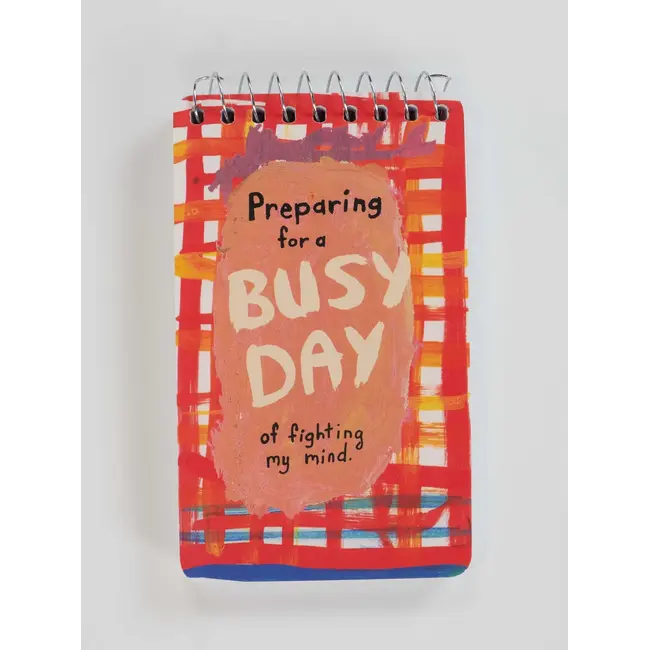 Blue Q Spiral Notebook - Busy Day