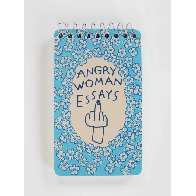 Blue Q Spiral Notebook - Angry Woman