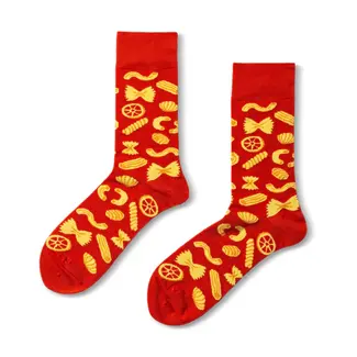 Yellow Owl Socks - Pasta (Large)