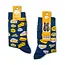 Yellow Owl Socks - Cheese (Large)