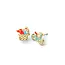 Yellow Owl Post Earrings - Bike & Dog Basket