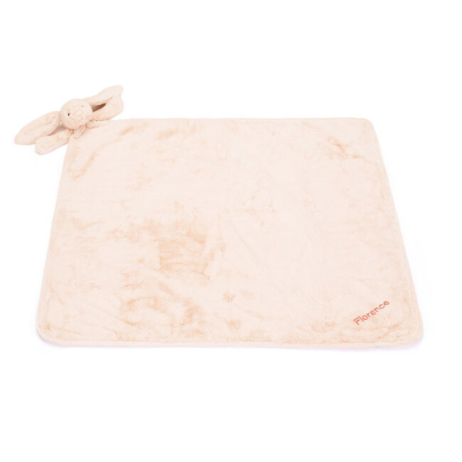 Jellycat Bashful Blankie - Blush Bunny