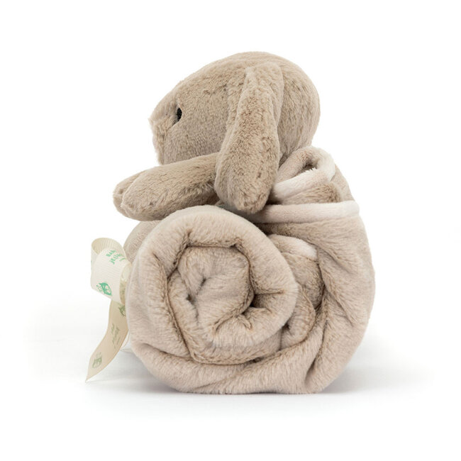 Jellycat Bashful Blankie - Beige Bunny