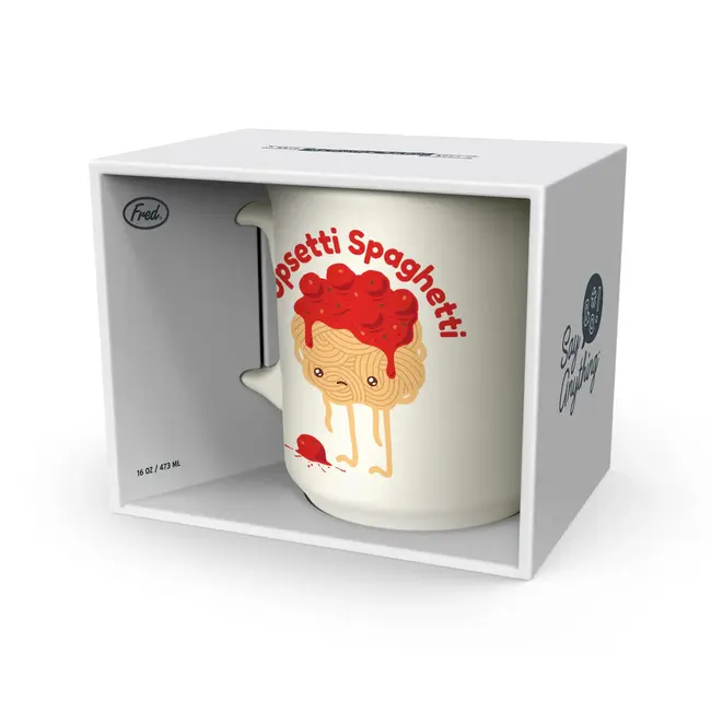 Say Anything Mug - Upsetti Spaghetti