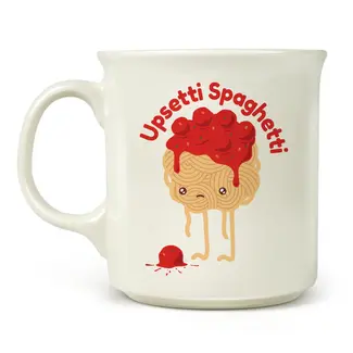 Say Anything Mug - Upsetti Spaghetti
