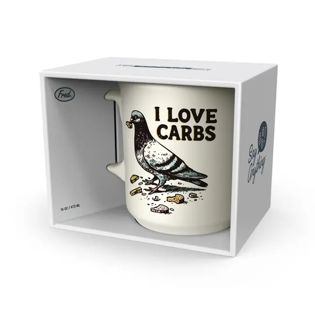 Say Anything Mug - I Love Carbs