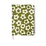 Jumbo Soft Touch Journal - Green Groovy Floral