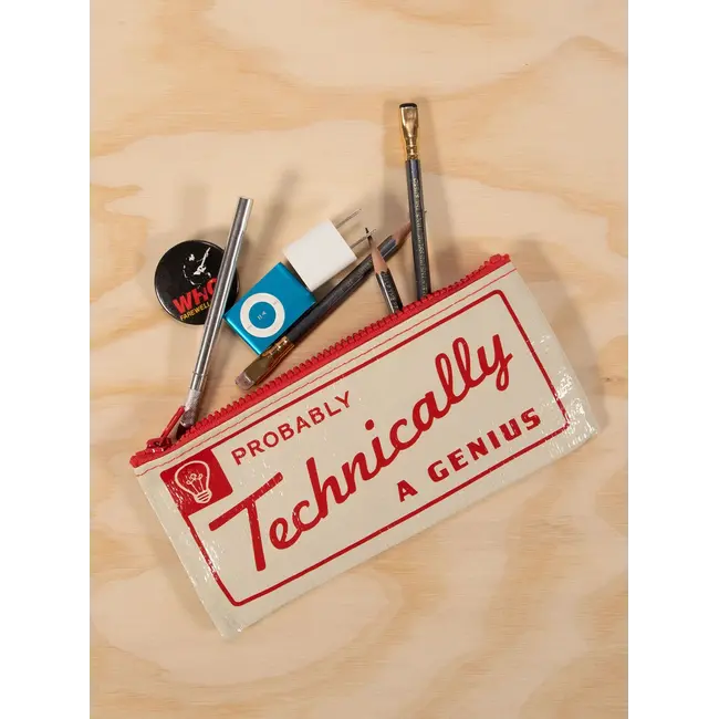 Pencil Pouch - Probably a Genius