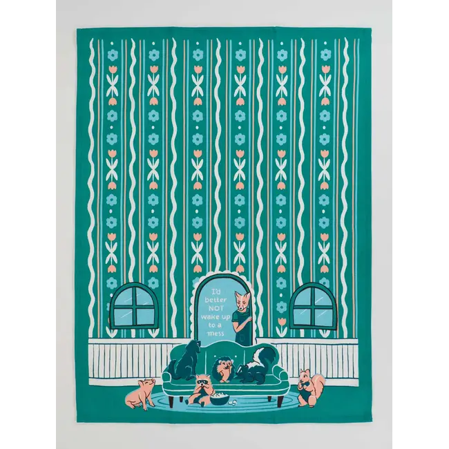 Dish Towel - Wake Up to A Mess