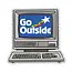 Go Outside Sticker