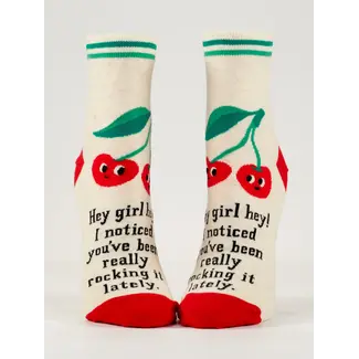 Blue Q Ankle Socks - Hey Girl Hey